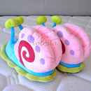 Winter Cartoon Slippers Women Funny Cute Snail Home Plush Shoes Indoor Cozy Flat Slides Furry Warm Cotton Slipper Girl Flip Flop