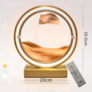 LED Kunstdekompression Treibsandmalerei Sanduhrdekoration 360-Grad-Drehung einzigartige dekorative Sandmalerei