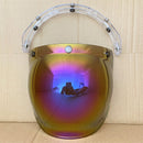 Soman Jethelm Visier Bubble Flip Up Motorräder Visier Capacete Lens Helmzubehör BV01