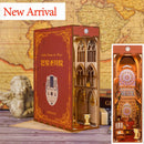 Cutebee DIY Bücherecke Miniaturen Regaleinsatz Buchstütze Puppenhaus Modell Roombox Bausatz Holz Bücherregal Spielzeug Geschenke 3D Haus