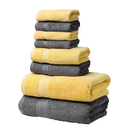 SEMAXE Luxury Bath Towel Set,2 Large Bath Towels,2 Hand Towels,4 Washcloths. Cotton Highly Absorbent Bathroom Towels (Pack of 8)