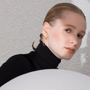 ENFASHION Curve Line Ear Cuff Ohrclips für Frauen Goldfarbe Big Earcuff Ohrringe ohne Piercing Schmuck Kolczyki E1124