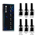 Beautilux Gel-Nagellack-Set Platinum Glitter Bling Gloss Holographic Mermaid Semi Permanent Nails Gels Lack Nagellack