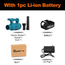 6-Gang-Industrie Akku-Luftgebläse Schneefräse Staubsauger Reinigung Kehrmaschine Garten Elektrowerkzeug für Makita 18V Akku