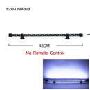 RGB Aquarium light 18-57cm Remote control diving lamp Colorful lamp 90-260v lamp for plants Fish tank essential Amphibious use