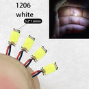 40 Teile/los 0402 0603 0805 1206 Led SMD Draht Für Modelleisenbahn HO N OO Skala Rot Schwarz Linie Vorgelötete Micro Litz Diorama Eisenbahn