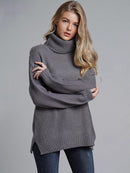Fitshinling Mode Frau Winter Pullover Strickwaren Heißer Verkauf 6 Farben Solide Damen Rollkragenpullover Und Pullover Pullover Verkauf