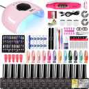 Nagelset 120 / 54W UV-LED-LAMPE für Maniküre-Gel-Nagellack-Set-Kit Gel-Lack Elektrischer Nagelbohrer Maniküre-Sets Nagelkunstwerkzeuge