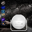 LED Star Projector Night Light 7 In 1 Planetarium Projection Galaxy Starry Sky Projector Lamp USB Rotating With Speaker우주 무드등