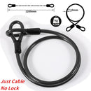 WEST BIKING bicicleta U candado antirrobo Cable de acero seguridad ciclismo candado motocicleta Scooter Eléctrico MTB accesorios de bicicleta de carretera