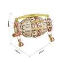 Robotime Zodiac Wanduhr TIME ART 3D Holzpuzzle Modell Baustein Kits DIY Geschenk für Kinder Kind Erwachsene Wohnkultur Uhr