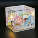 CuteBee Miniatur-Möbel für Puppenhaus-Zubehör, Mini-Haus, Spielzeughaus, DIY-Puppenhaus-Kit, Geschenk für Mädchen, Freunde, Kinder