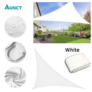 Refugio solar a prueba de agua, parasol triangular, protección para exteriores, jardín, Patio, piscina, toldo de vela de sombra, parasol para acampar 420D