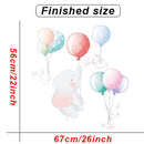 Cartoon Kinderzimmer Wanddekor Wandaufkleber Heißluftballon Vinyl Wandtattoos für Heimtextilien Kunstwandbilder Aufkleber Tapete