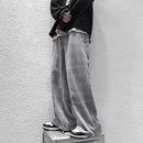 Pantalones de pana de otoño para hombre, pantalones a cuadros informales Retro a la moda, ropa de calle para hombre, pantalones rectos holgados de Hip Hop, S-5XL de talla grande para hombre