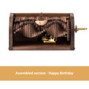 Spieluhr Reines handgefertigtes Holz Reines handgefertigtes Holz The Song Of Chasing The Waves Geschenkbox Verpackung Modernes einfaches Festivalgeschenk