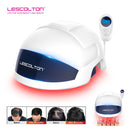 Casco para el crecimiento del cabello LESCOLTON, gorra láser con luz infrarroja, casco LED para el crecimiento del cabello, dispositivo para el tratamiento de la pérdida de cabello, producto de restauración del cabello