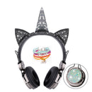 Niedliche Einhorn-Kopfhörer 3D-Stereo-Musik Kinderkopfhörer mit Mikrofon Mädchen-Handy Kinder-Headset mit Kabel Gamer-Geschenk