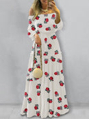 ZANZEA Mode Schulterfrei Vestidos Frauen Schnüren Gürtel Kleider Strandurlaub Rüschen Robe Damen Böhmisches Langes Maxikleid