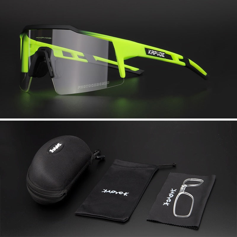 Gafas De Ciclismo deportivas fotocromáticas Kapvoe, gafas De Ciclismo para hombres y mujeres, gafas De bicicleta UV400, gafas De Ciclismo, gafas De Ciclismo