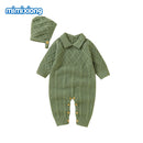 Baby Strampler Gestrickte Neugeborene Jungen Overalls Herbst Langarm Kleinkind Mädchen Pullover Kleidung Kinder Overalls Winter