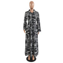 Frühling Herbst Camouflage Lange Kleider Damen Langarm Schlank Maxi Bodenlanges Kleid Kausales Umlegekragen Button Up Hemdkleid