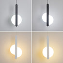 Modern Scandinavian High Ceiling LED Pendant Lamp for Bedside Living Room Lighting Long Cable Suspension Luminaire Design