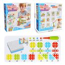Bohrschraube 3D Kreatives Mosaik Puzzle Spielzeug Für Kinder Bauklötze Spielzeug Kinder DIY Bohrmaschine Set Jungen Pädagogisches Spielzeug