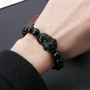 Reichtum und Glück Chinesisches Fengshui Pixiu Armband Unisex Armband Männer Frauen Armbänder Obsidian Perlen Armband Schmuck Geschenk