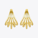 ENFASHION Geometrische Linien Ohrstecker Für Frauen Gold Farbe Metall Conch Ohrringe Modeschmuck 2020 Geschenke Kolczyki E201182