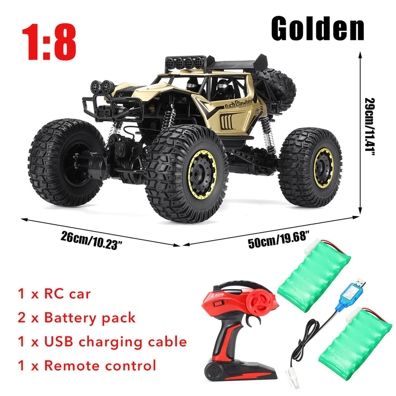 1: 8 50 cm RC Auto 2,4 G Funksteuerung 4WD Geländewagen Elektrofahrzeug Monster Buggy Fernbedienung Auto Geschenk Spielzeug Für Kinder Jungen