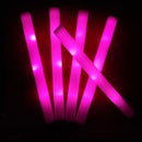 12/15/30/60 Teile / Los Knicklichter Bulk Bunte LED-Schaumstoff-Knicklichter Cheer Tube RGB LED Glow in the Dark Light für Weihnachtsfeier