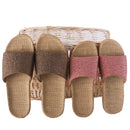 Suihyung Frauen Hausschuhe Weibliche Casual Flax Slides 13 Farben Leinen Gürtel Damen Sandalen Flip Flops Liebhaber Sommer Indoor Home Schuhe