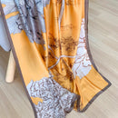 2022 180 * 90 cm Frauen Schal Sommer Seidenschal Dame Wrap Weiche weibliche Europa Designer Strand Bandana Foulard Schalldämpfer Mädchen Pareo