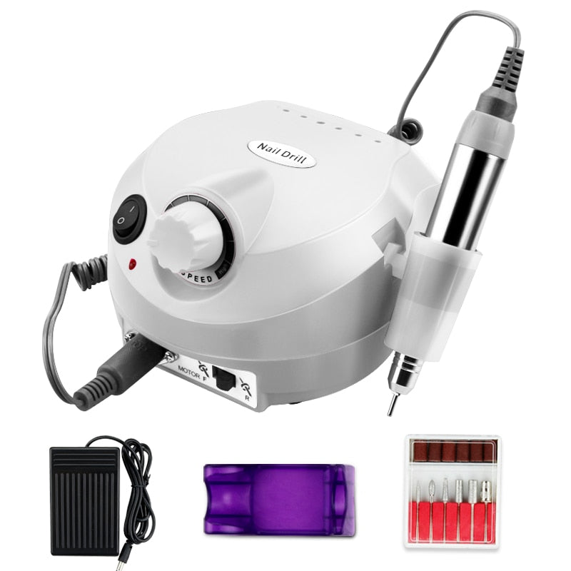 35000/20000 RPM Electric Nail Drill Machine Mill Cutter Sets for Manicure Nail Tips Manicure Electric Nail Pedicure File