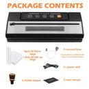 LAIMENG Vakuumierer Verpackungsmaschine für die Aufbewahrung von Lebensmitteln Haushalts-Vakuum-Lebensmittelverpacker Sous-Vide-Vakuumbeutel Rollen S293