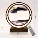 LED Kunstdekompression Treibsandmalerei Sanduhrdekoration 360-Grad-Drehung einzigartige dekorative Sandmalerei