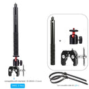 TUYU Motorcycle 3rd Person View Invisible Selfie Stick for GoPro Max Hero11 Insta360 One X3 X2 OneR Camera RAM Mount Accessories