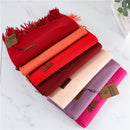 2022 Winter Cashmere Scarf Women Thick Warm Pashmina Shawls Wraps Solid Color Tassel Lady Blanket Echarpe Bufanda Hijab