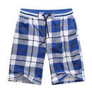 Bermuda Herren Hot 2022 Sommer Elastische Taille Herren Plaid Shorts Klassisches Design Reithosen Baumwolle Casual Strand Kurze Hosen Große Größe 44