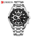 CURREN 8023 Quartz Watch Men Waterproof Sport Military Watches Mens Business Stainless Steel Wristwatch Male Clock reloj hombre