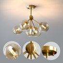 Modern Ceiling Chandelier Nordic Simplicity Copper Hanging lights Bedroom LED Decoration lighting indoor aisle illumination