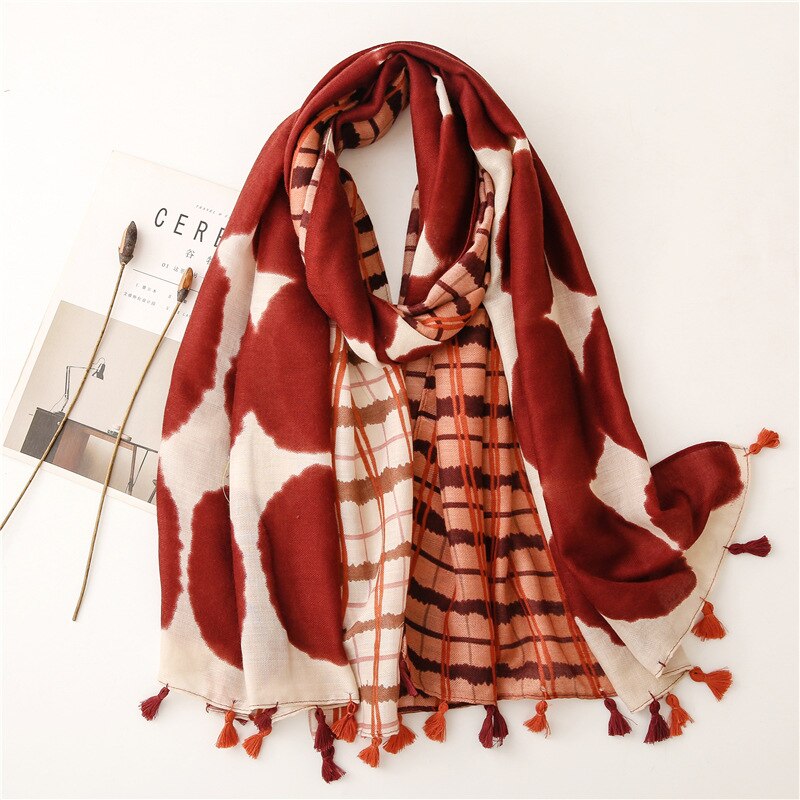 2021 Fashion Women Gradient Leopard Print Scarf Soft Pretty Big 180*100cm Leopard Stole Thin Warm Large Shawls cachecol Wraps