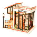 CUTEBEE DIY Puppenhaus Holz Miniatur Mini Puppenhaus mit Garten zum Bauen von Möbeln Kit Casa Spielzeug für Kinder Geburtstagsgeschenk