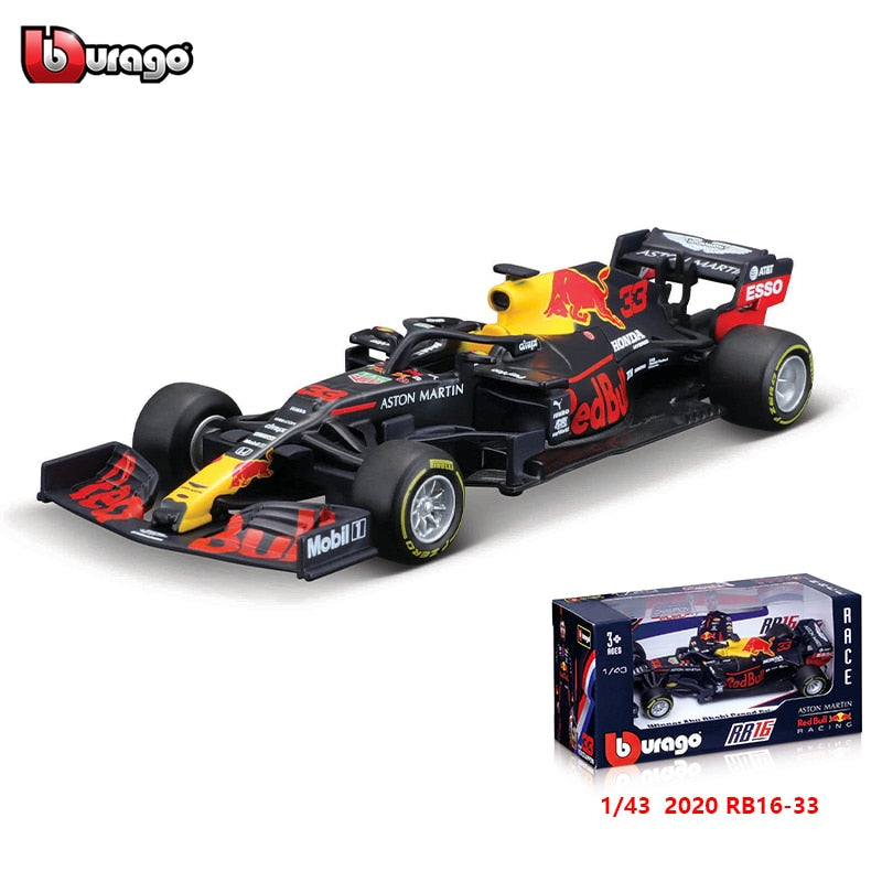 Bburago 1:43 mercedes-benz Team Lewis Hamilton W10-44 SF90 RB F1 Racing fórmula coche simulación estática Diecast aleación modelo coche