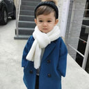 Winter Grid Jacken Jungen Mädchen Woolen Zweireiher Baby Boy Trenchcoat Revers Herbst Kinder Oberbekleidung Mäntel Frühling Wollmantel