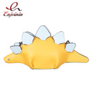 Bolso de hombro estilo dinosaurio para mujer, monederos y bolsos de mano, bolso cruzado pequeño para mujer, bolso de mano informal de animales, bolso de mano de cuero Pu