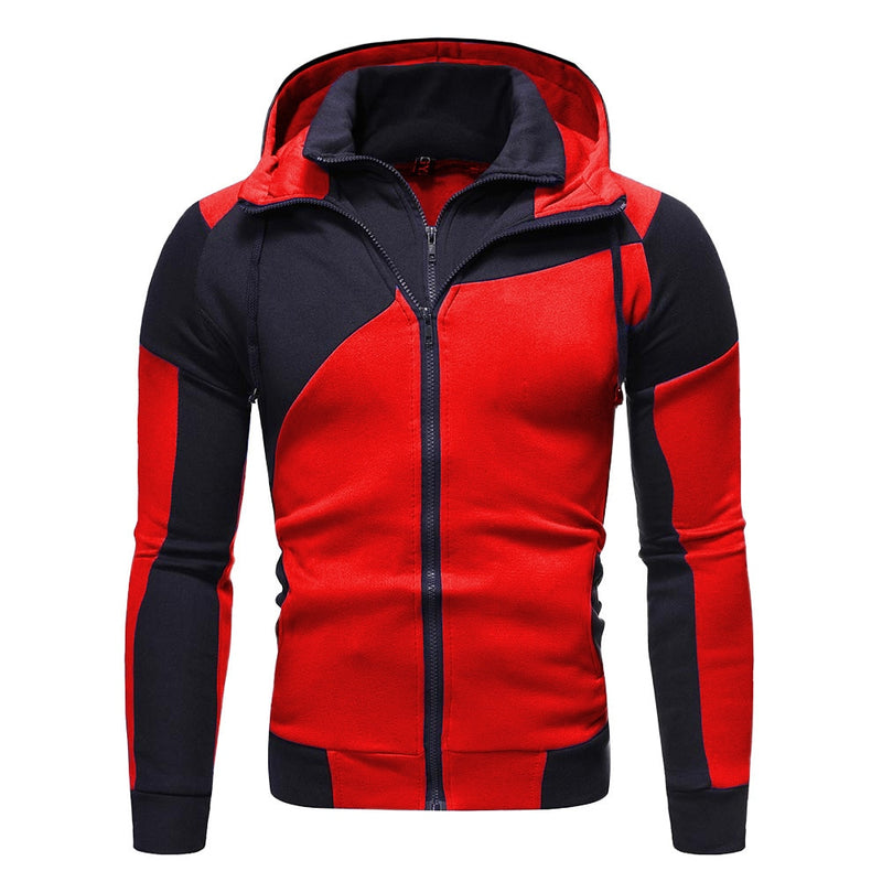 Herbst Winter Neue Herren Jacke Slim Fit Mit Kapuze Reißverschluss Jacke Männliche Feste Baumwolle Dicke Warme Hoodies Mantel Herren Kleidung Tops MWW166