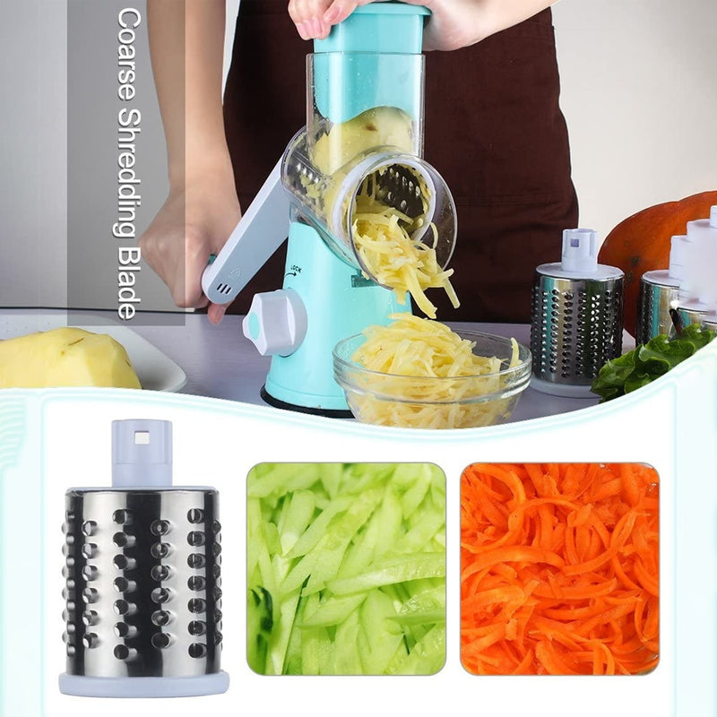 Cortador de verduras, cortador de mandolina Manual, rallador de queso para alimentos vegetales, trituradora procesadora para repollo, utensilio de cocina