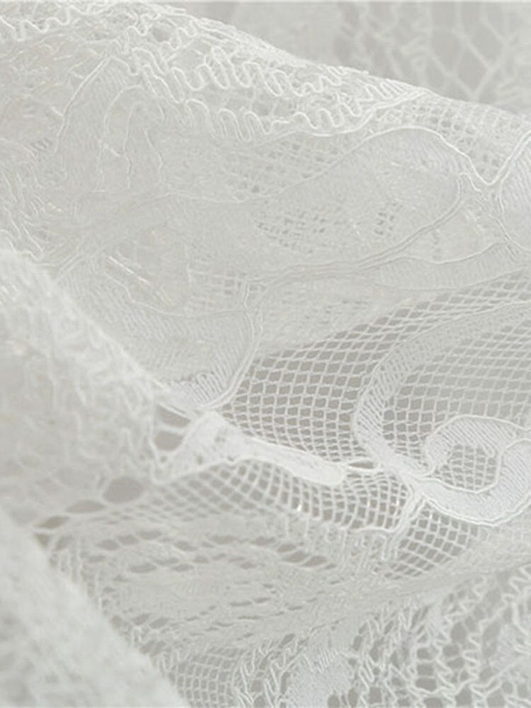 Women Summer Dress 50S 60S Elegant Vintage Lace Dress Robe Sleeveless Party Casual White Midi Vestidos